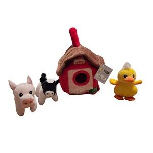 NWT Walgreen's Moon & Stars Plush Barn Cow Pig Chick Plush Stuffed Animals 4"